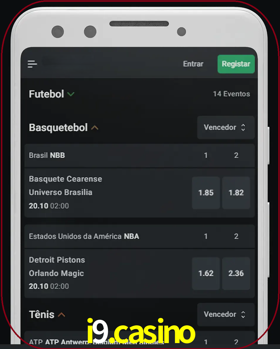 Aposte e assista aos esportes em formato ao vivo.
