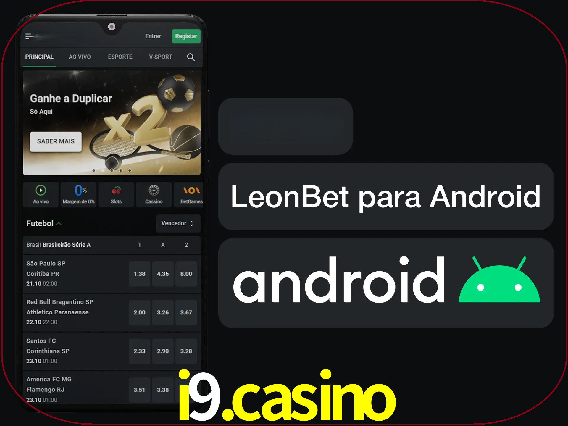 Adquira sua versão poket de LeonBet.